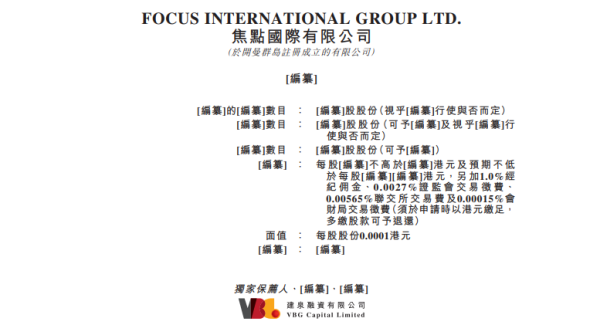 盛康优配优配 泉州师范校友企业焦点国际，递交IPO招股书，拟赴香港上市
