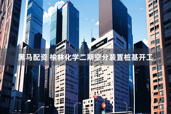 黑马配资 榆林化学二期空分装置桩基开工